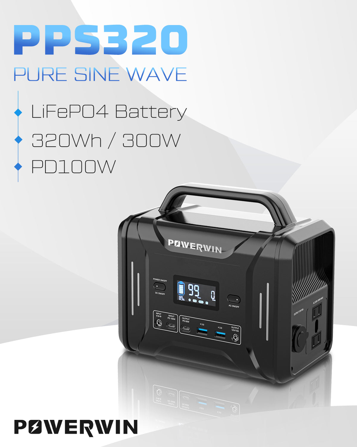 PowerWin Portable Power Station PPS320