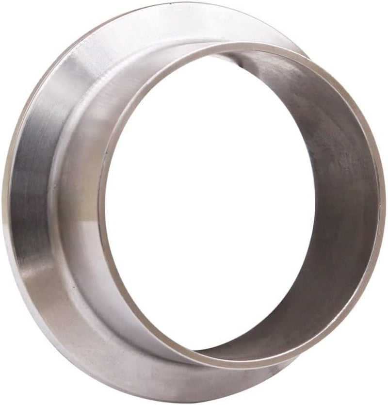 Stainless Steel 304 Sanitary Fitting, Long Weld Clamp Ferrule Fits Tri Clamp 2" Tube Outer Diameter