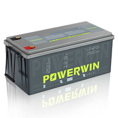 US POWERWIN LiFePO4 BT200 Battery 12.8V 200Ah Perfect For RV