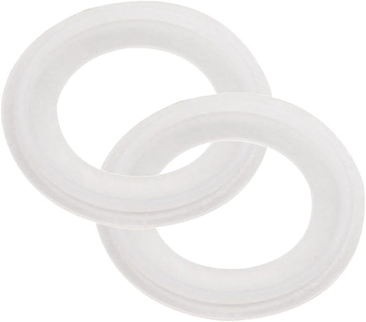 Silicone Gasket Tri-Clover (Tri-Clamp) O-Ring - 1.5 Inch (Pack of 2)