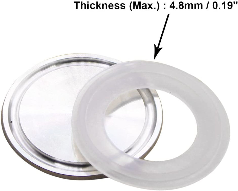 Silicone Gasket Tri-Clover (Tri-Clamp) O-Ring - 1.5 Inch (Pack of 5)