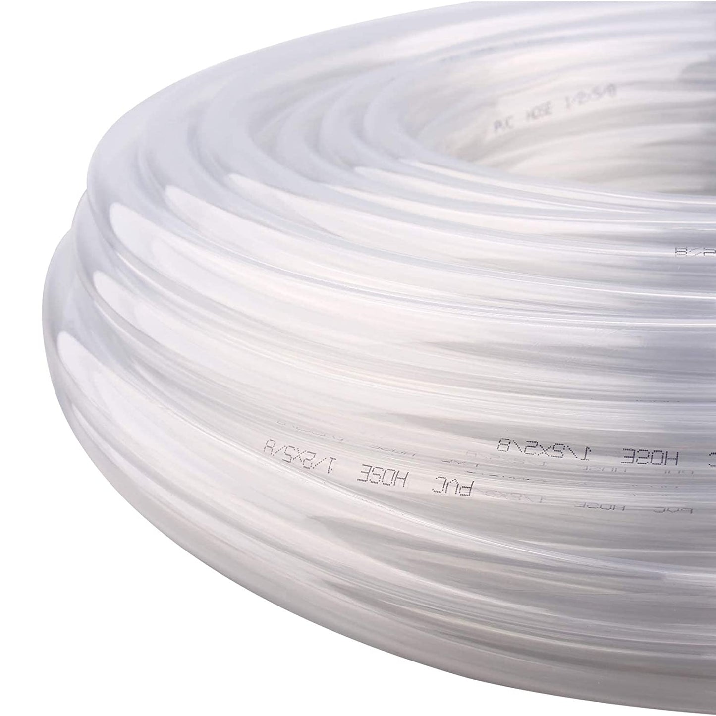 PVC Tubing 1/2"ID X 5/8"OD Flexible Clear Vinyl Hose 100 Feet for Food Grade