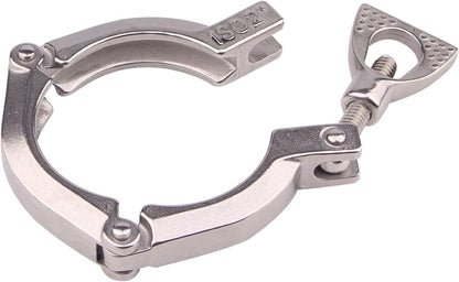 2 Inch Three Segment Sanitary Clamp Stainless Steel 304 Tri Clamp Clover ((Tri Clamp:2 Inch))